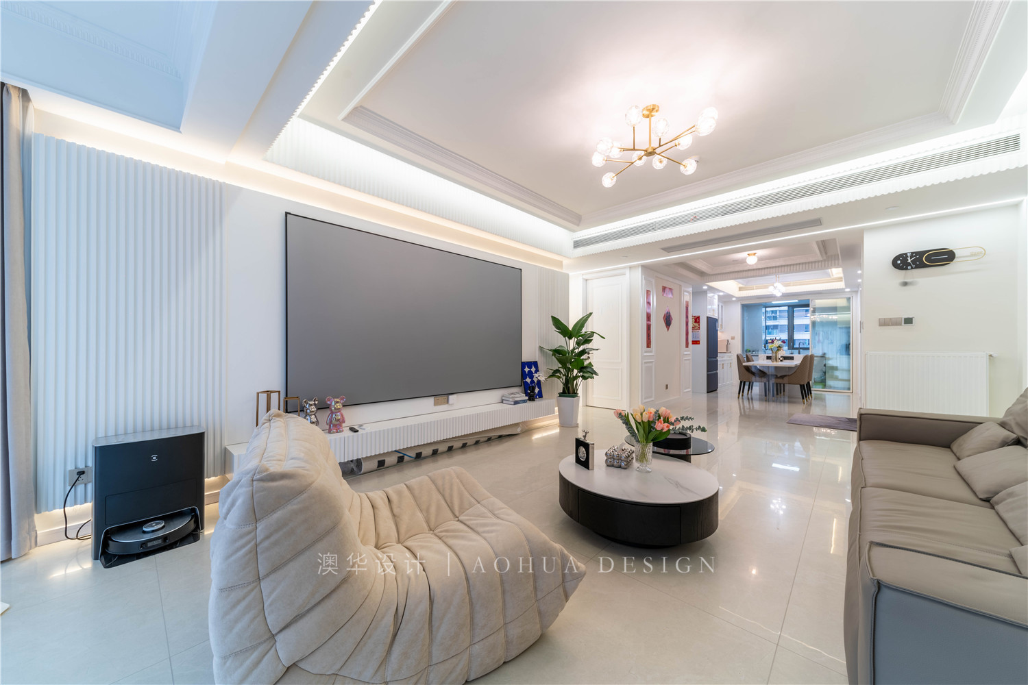 琨瑜府,琨瑜府170㎡,法式奶油,6686平台装修,6686官方版app
