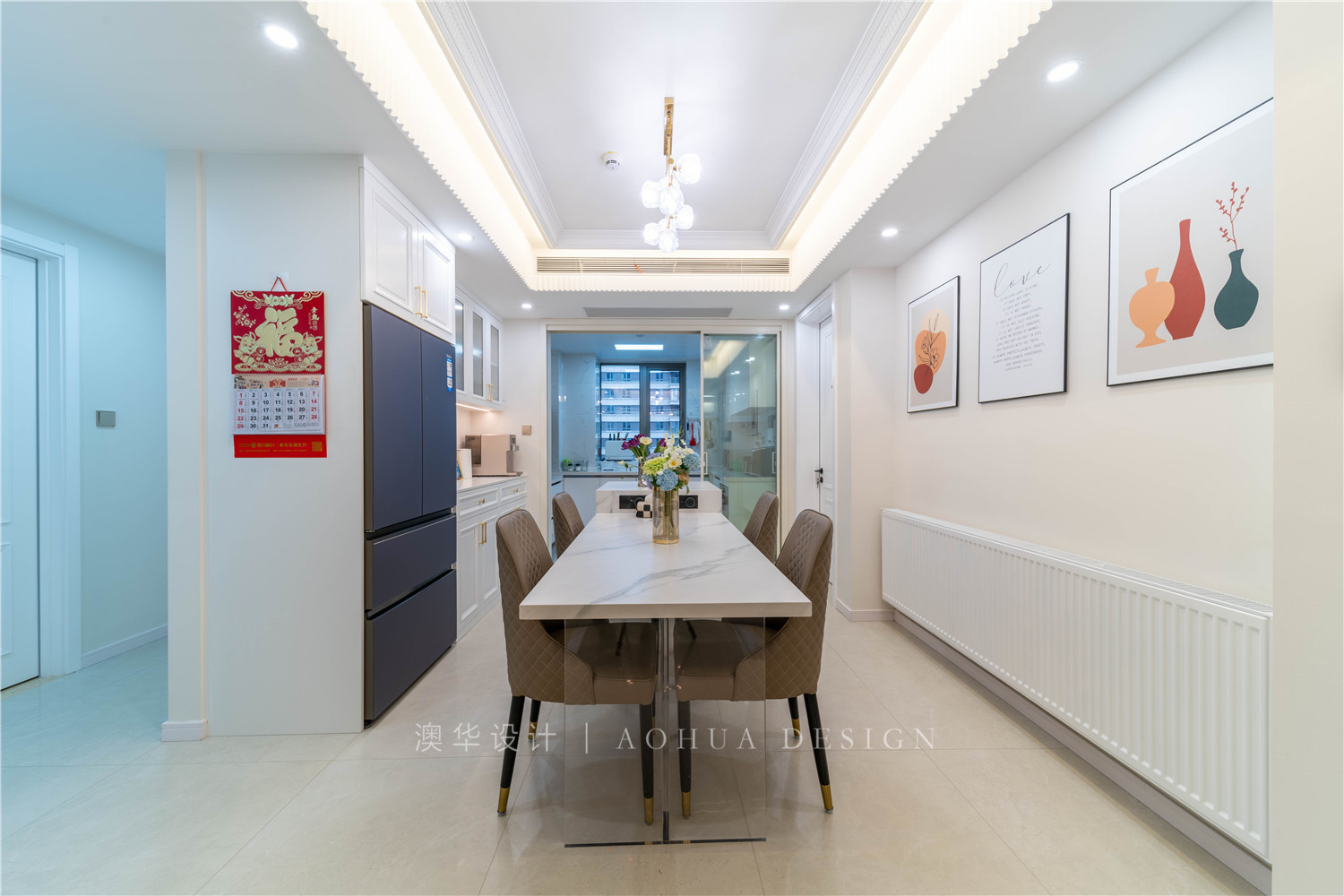 琨瑜府,琨瑜府170㎡,法式奶油,6686平台装修,6686官方版app