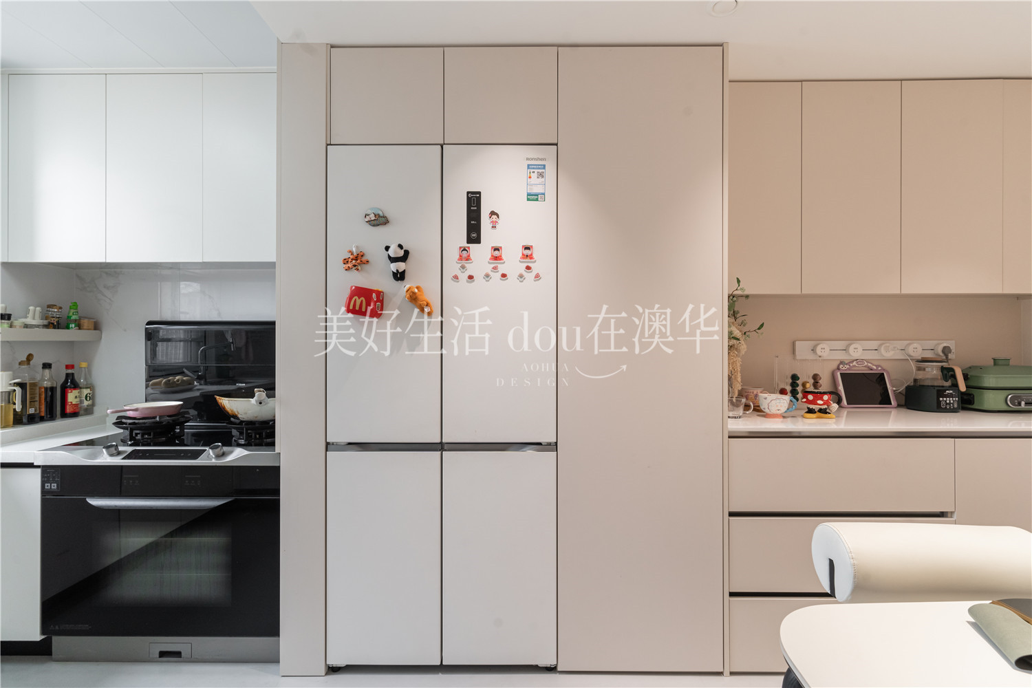 大洲星城138㎡极简风,6686平台全包装修