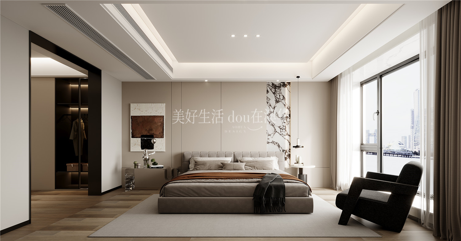 世茂天胤装修效果图,6686官方版app,现代极简