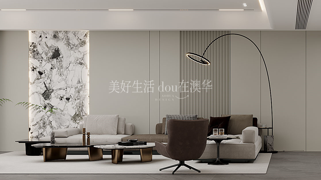 世茂天胤装修效果图,6686官方版app,现代简约