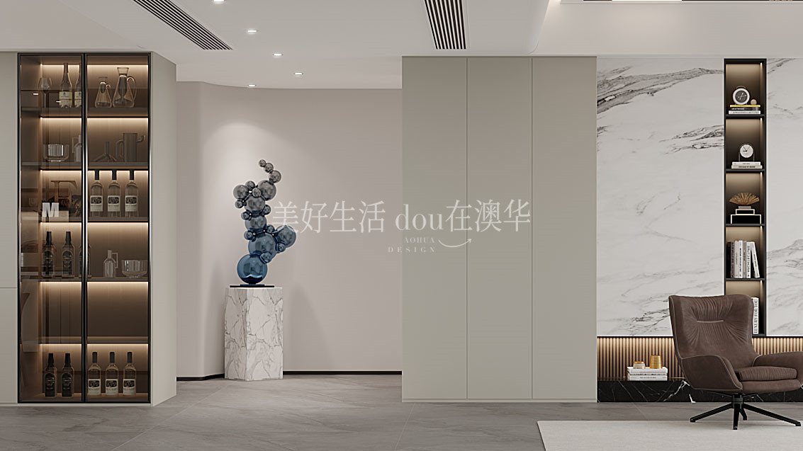 世茂天胤装修效果图,6686官方版app,现代简约