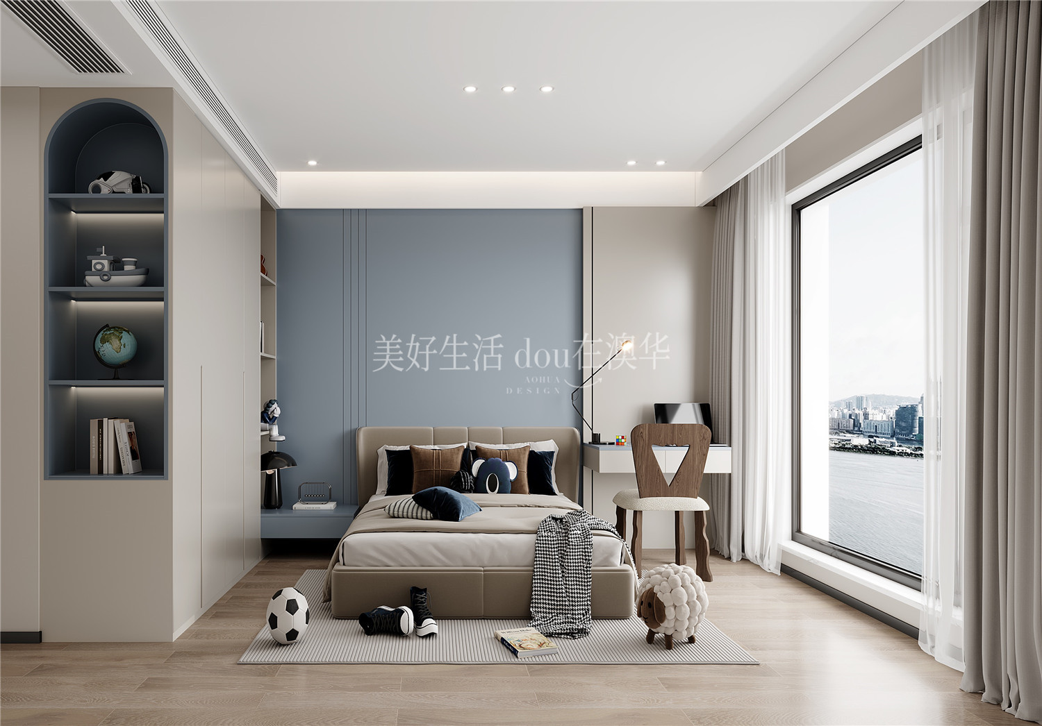 世茂天胤装修效果图,6686官方版app,现代简约