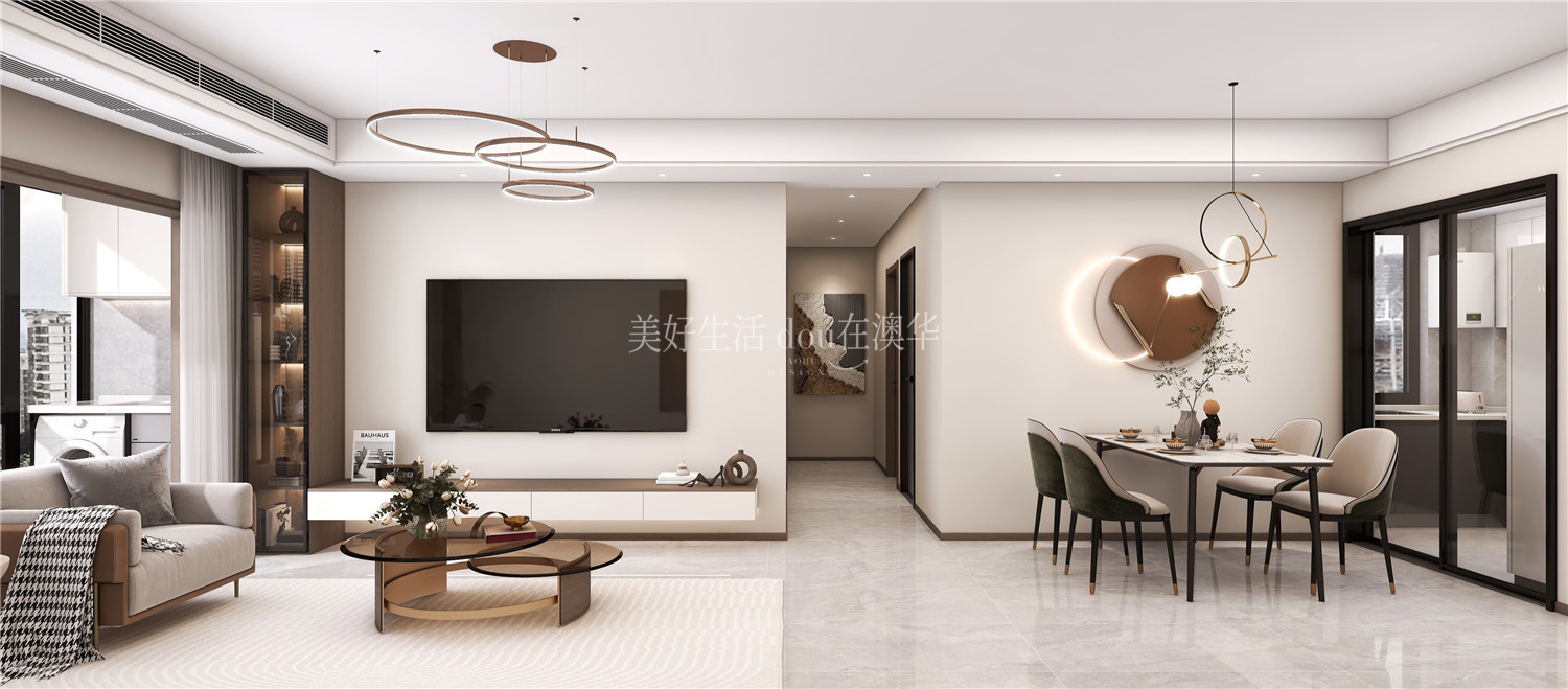 现代简约,6686平台新房装修